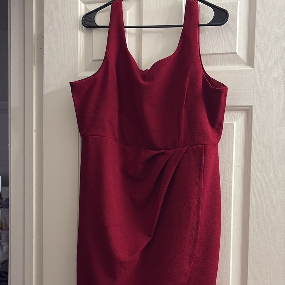 Amazon Women's Mini Dress in Deep Red